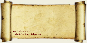 Trnjina Stanojev vizit kartica